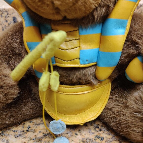 ULTRA RARE Toy Network Egyptian Egypt Teddy Bear 15" Plush Stuffed Animal Toy - Picture 3 of 16